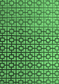 Abstract Emerald Green Modern Rug, abs4709emgrn