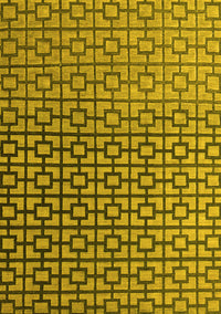 Abstract Yellow Modern Rug, abs4709yw