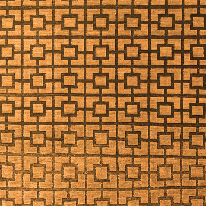 Machine Washable Abstract Orange Modern Area Rugs, wshabs4709org