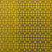 Square Machine Washable Abstract Yellow Modern Rug, wshabs4709yw