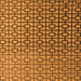 Square Abstract Orange Modern Rug, abs4709org