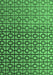 Machine Washable Abstract Emerald Green Modern Area Rugs, wshabs4709emgrn