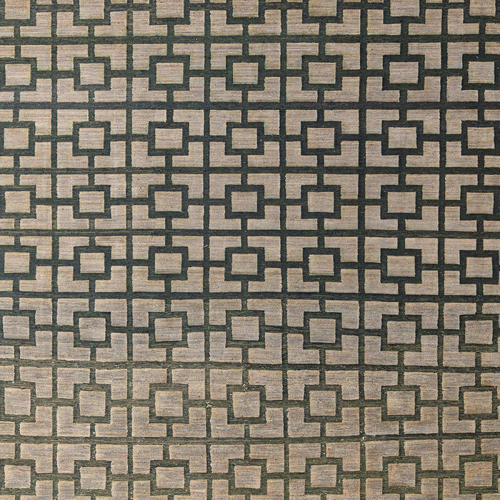 Machine Washable Abstract Black Rug, wshabs4709