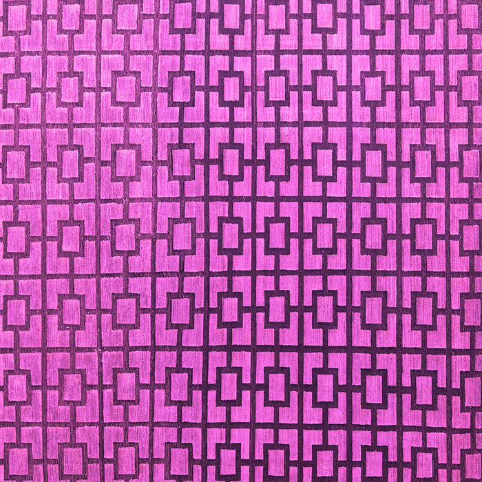 Square Machine Washable Abstract Pink Modern Rug, wshabs4709pnk
