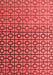 Abstract Red Modern Area Rugs