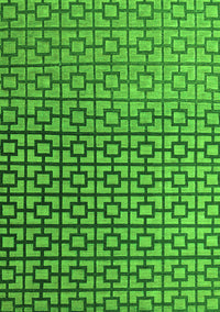 Abstract Green Modern Rug, abs4709grn