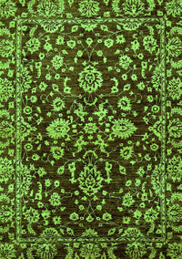 Abstract Green Modern Rug, abs470grn