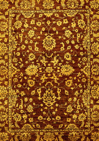 Abstract Yellow Modern Rug, abs470yw