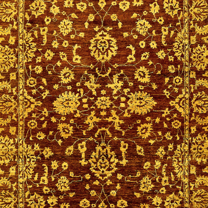 Abstract Yellow Modern Rug, abs470yw