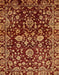 Machine Washable Abstract Orange Rug, wshabs470