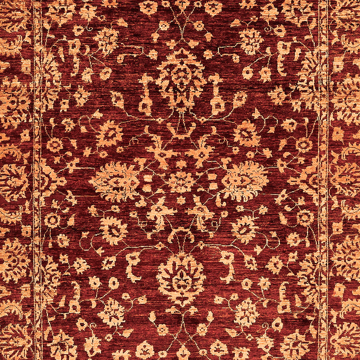 Machine Washable Abstract Orange Modern Area Rugs, wshabs470org