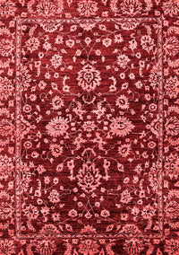 Abstract Red Modern Rug, abs470red