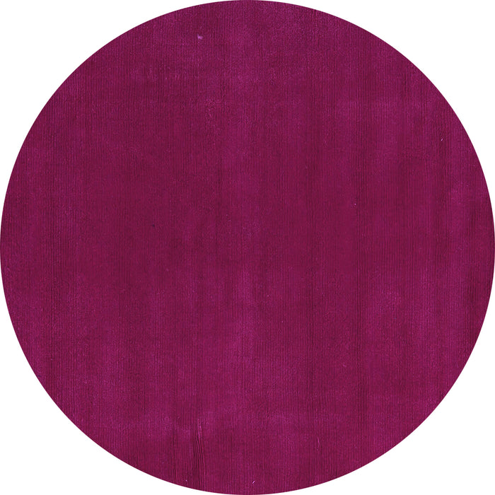 Round Machine Washable Abstract Purple Modern Area Rugs, wshabs4710pur