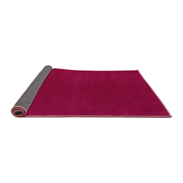 Sideview of Abstract Pink Modern Rug, abs4710pnk