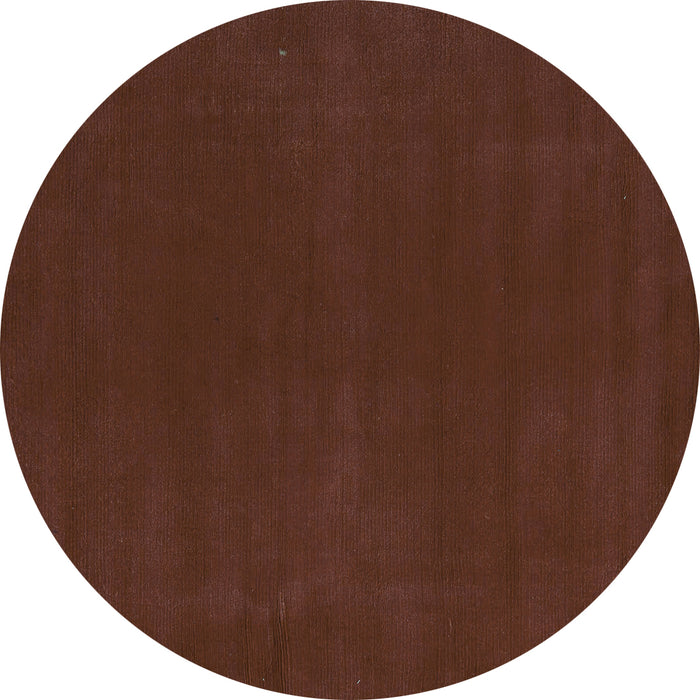 Round Abstract Turquoise Modern Rug, abs4710turq