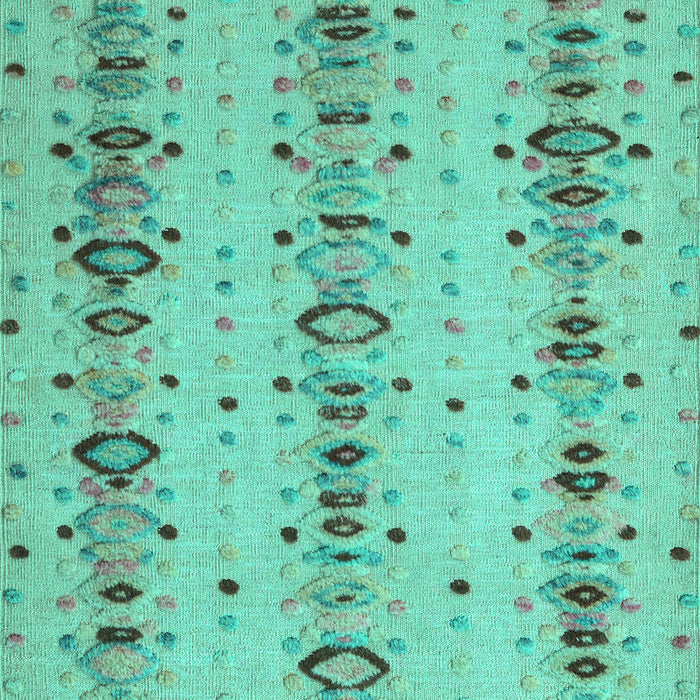 Machine Washable Abstract Turquoise Modern Area Rugs, wshabs4711turq