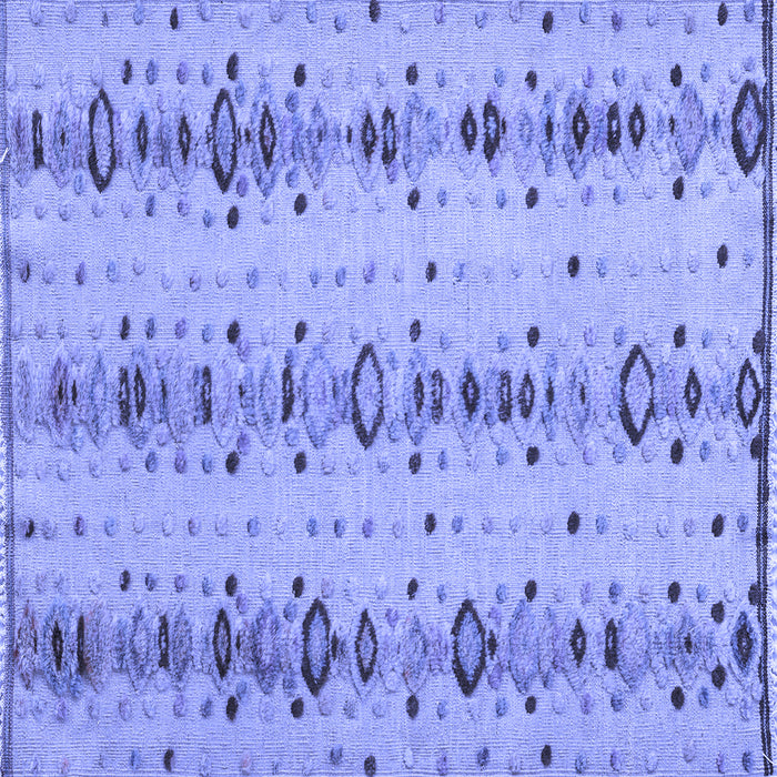 Square Machine Washable Abstract Blue Modern Rug, wshabs4711blu