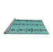 Sideview of Machine Washable Abstract Light Blue Modern Rug, wshabs4711lblu