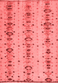 Abstract Red Modern Rug, abs4711red