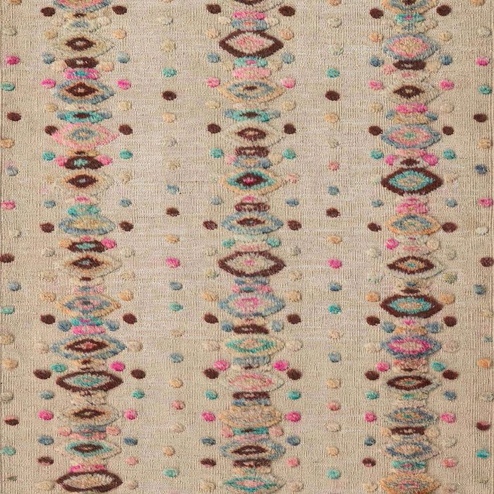 Abstract Orange Salmon Pink Modern Rug, abs4711