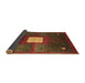 Sideview of Abstract Brown Modern Rug, abs4712brn