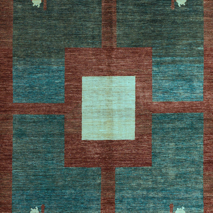 Abstract Light Blue Modern Rug, abs4712lblu