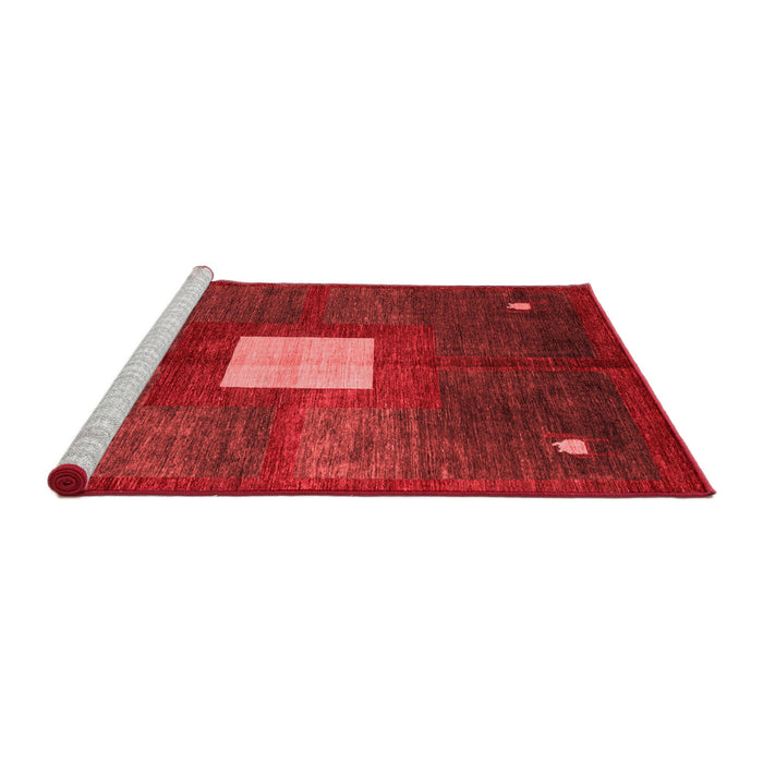 Modern Red Washable Rugs