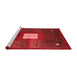 Modern Red Washable Rugs