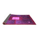 Sideview of Abstract Purple Modern Rug, abs4712pur