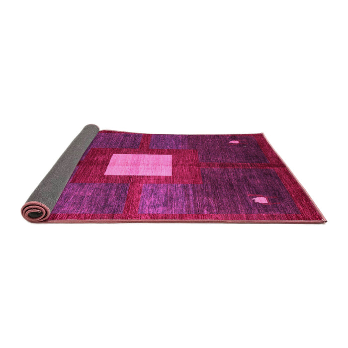 Sideview of Abstract Pink Modern Rug, abs4712pnk