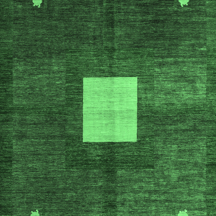 Machine Washable Abstract Emerald Green Modern Area Rugs, wshabs4712emgrn
