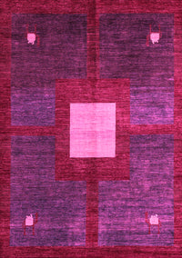 Abstract Pink Modern Rug, abs4712pnk