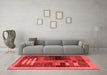 Modern Red Washable Rugs