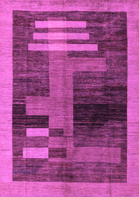 Abstract Purple Modern Rug, abs4713pur