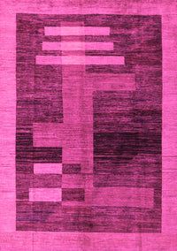 Abstract Pink Modern Rug, abs4713pnk