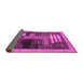 Sideview of Abstract Purple Modern Rug, abs4713pur