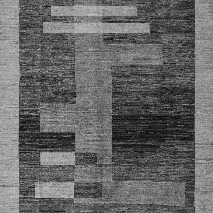 Machine Washable Abstract Gray Modern Rug, wshabs4713gry