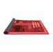 Abstract Red Modern Area Rugs