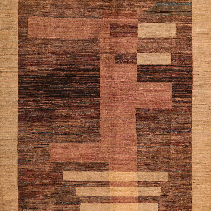 Abstract Orange Modern Rug, abs4713