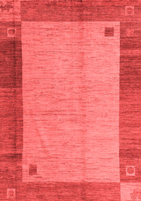 Abstract Red Modern Rug, abs4714red