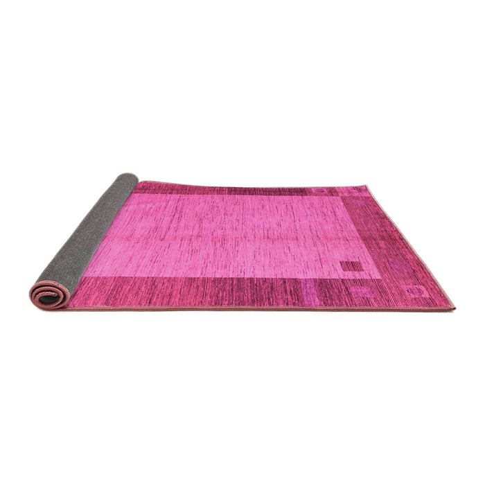 Sideview of Abstract Pink Modern Rug, abs4714pnk