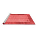 Modern Red Washable Rugs