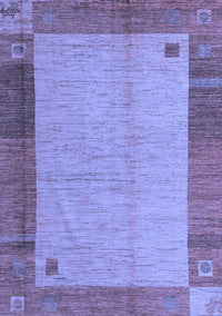 Abstract Blue Modern Rug, abs4714blu