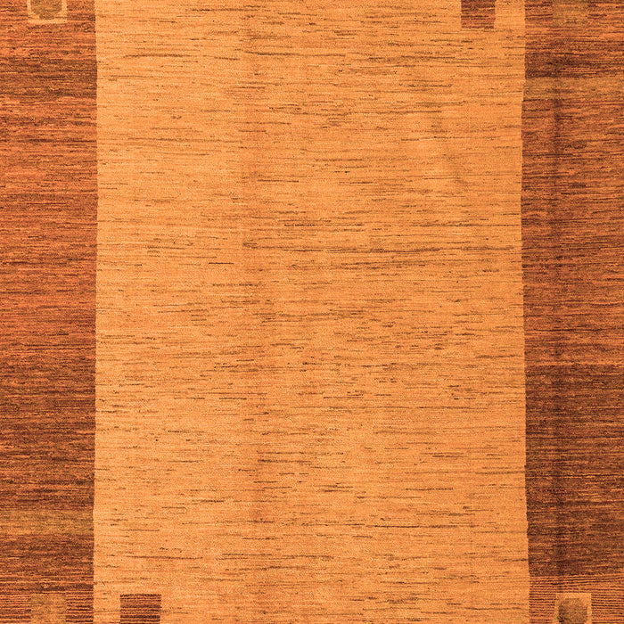 Machine Washable Abstract Orange Modern Area Rugs, wshabs4714org