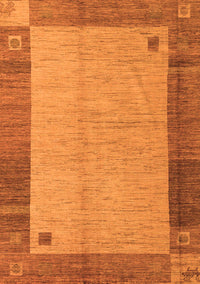 Abstract Orange Modern Rug, abs4714org