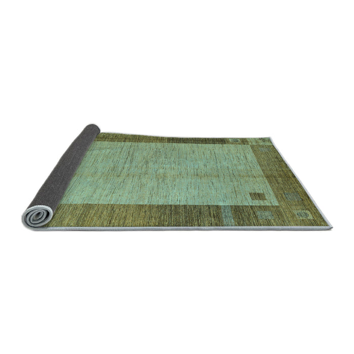 Sideview of Abstract Light Blue Modern Rug, abs4714lblu