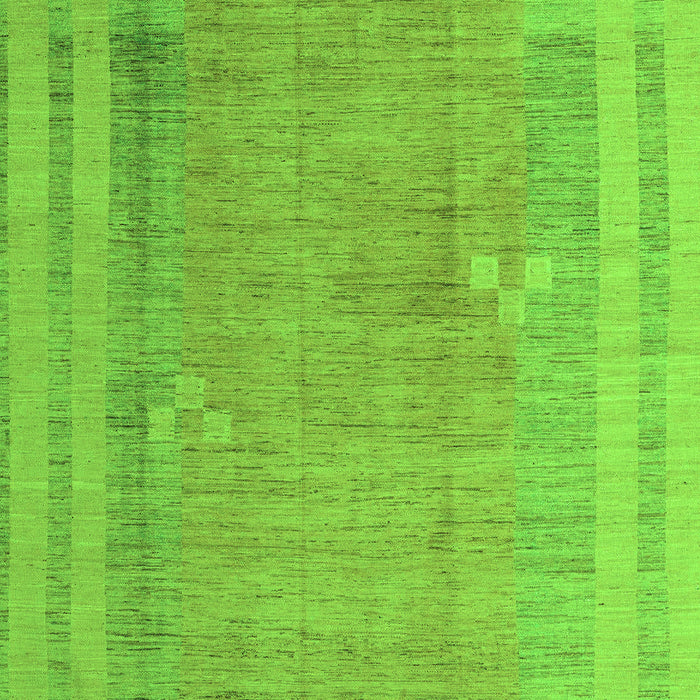 Machine Washable Abstract Green Modern Area Rugs, wshabs4715grn