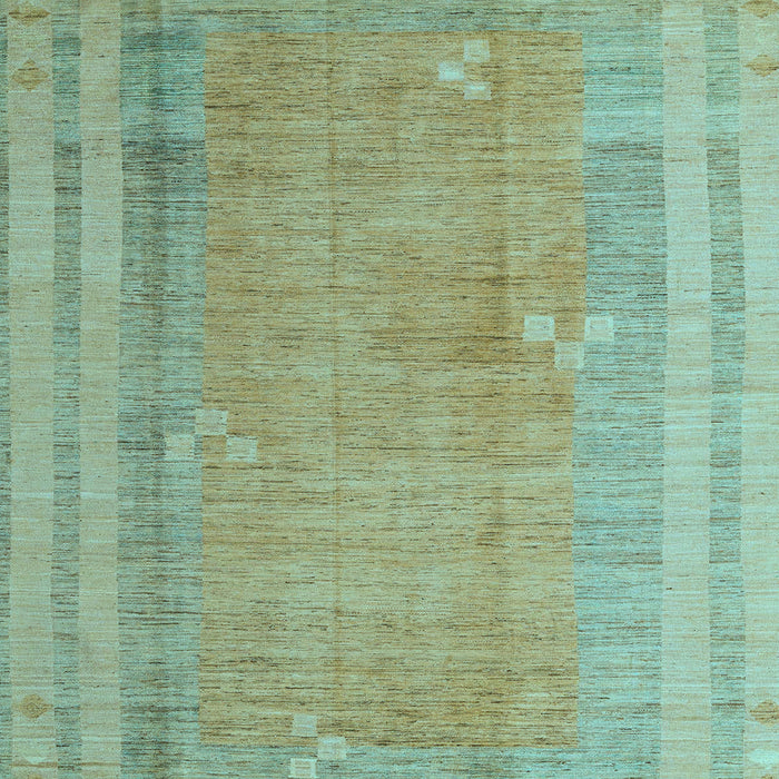 Square Abstract Light Blue Modern Rug, abs4715lblu