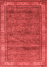 Abstract Red Modern Rug, abs4716red