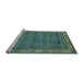 Sideview of Machine Washable Abstract Light Blue Modern Rug, wshabs4716lblu